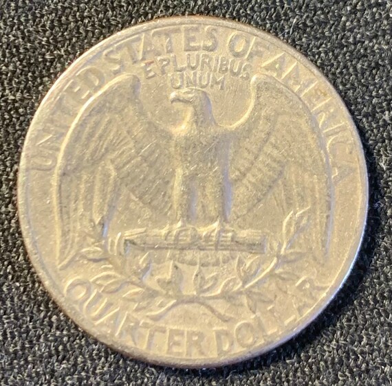 1966 年米国 25 セント硬貨 (ミントマークなし) - 良好な状態 - Etsy 日本