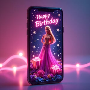 Happy Birthday Video for Kids,Neon Glow Birthday,Birthday Wishes for Kids,Birthday E-card Video for kids,Digital Video Birthday eCard