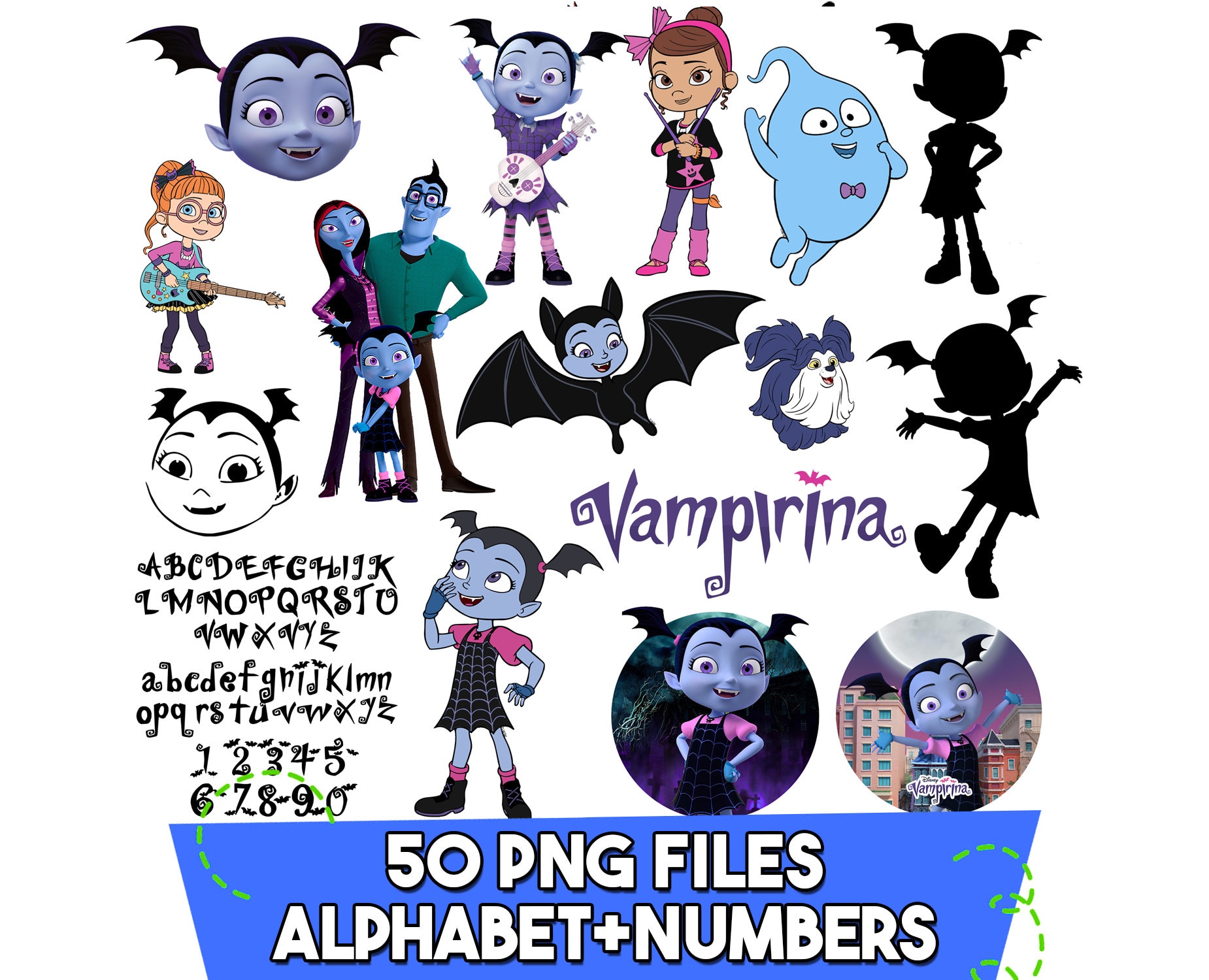 Vampirina Png, Vampirina Clipart, Vampirina Birthday, Digital File Only ...