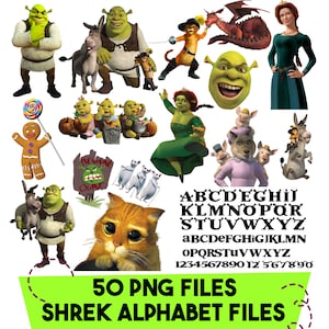 Instant Download Shrek PNG, Shrek Clipart, Digital File