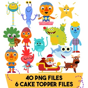 Super Simple Songs PNG, Super Simple Songs Clipart, Super Simple Songs Cake Topper, Digital File