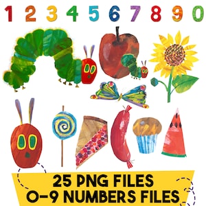 Instant Download Very Hungry Caterpillar Png, Digital File