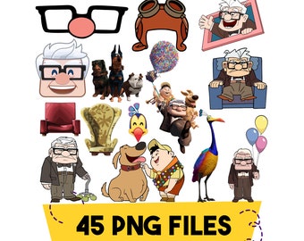 Up Movie Png, Up Movie Clipart, Digital File Only