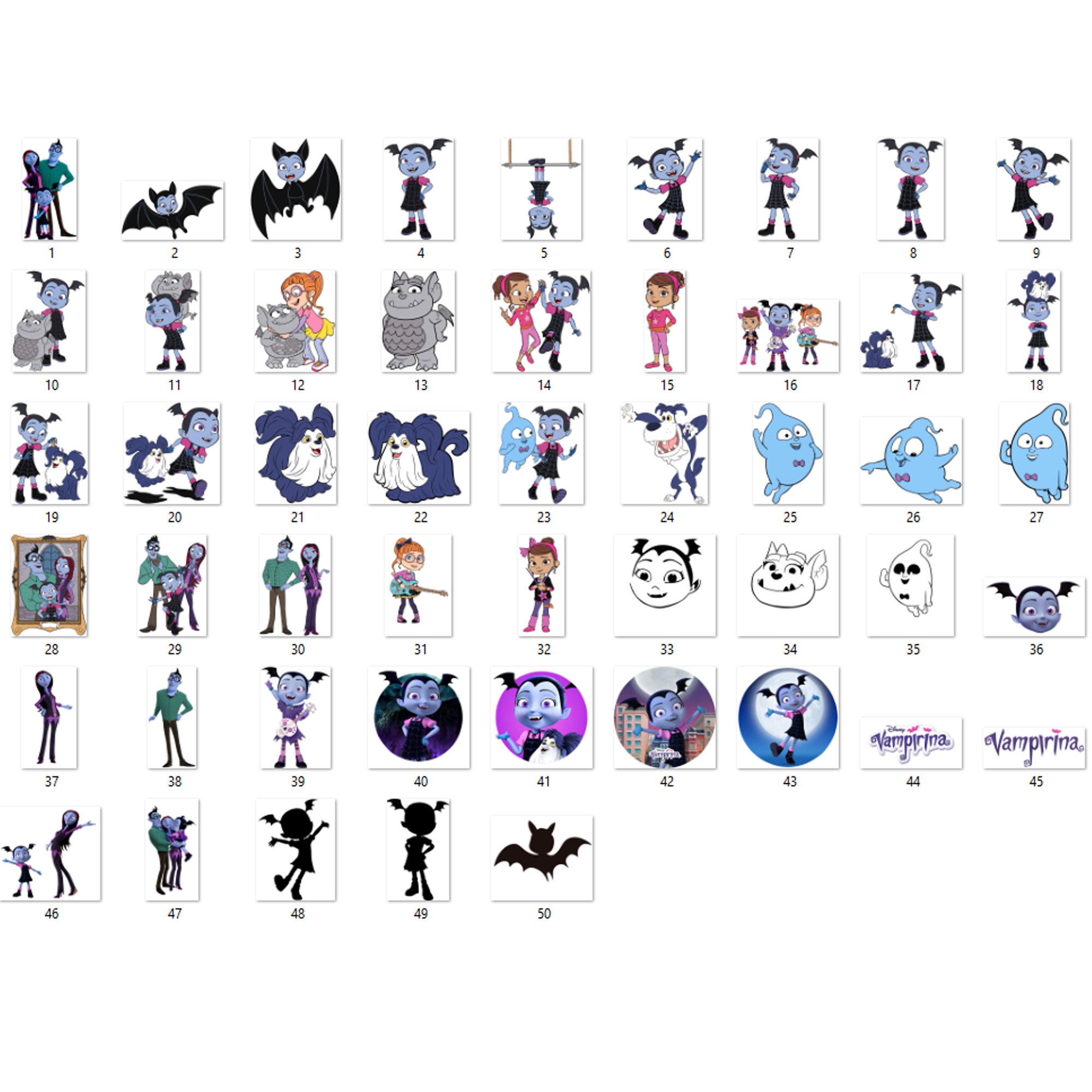 Vampirina Png, Vampirina Clipart, Vampirina Birthday, Digital File Only ...