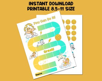 Baby Hercules Reward Chart for Kids, Behaviour Chart, Instant download