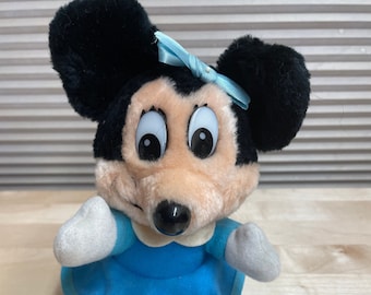 Vintage Plush Minnie Mouse Mickey's Christmas Carol - 8" Stuffed Toy