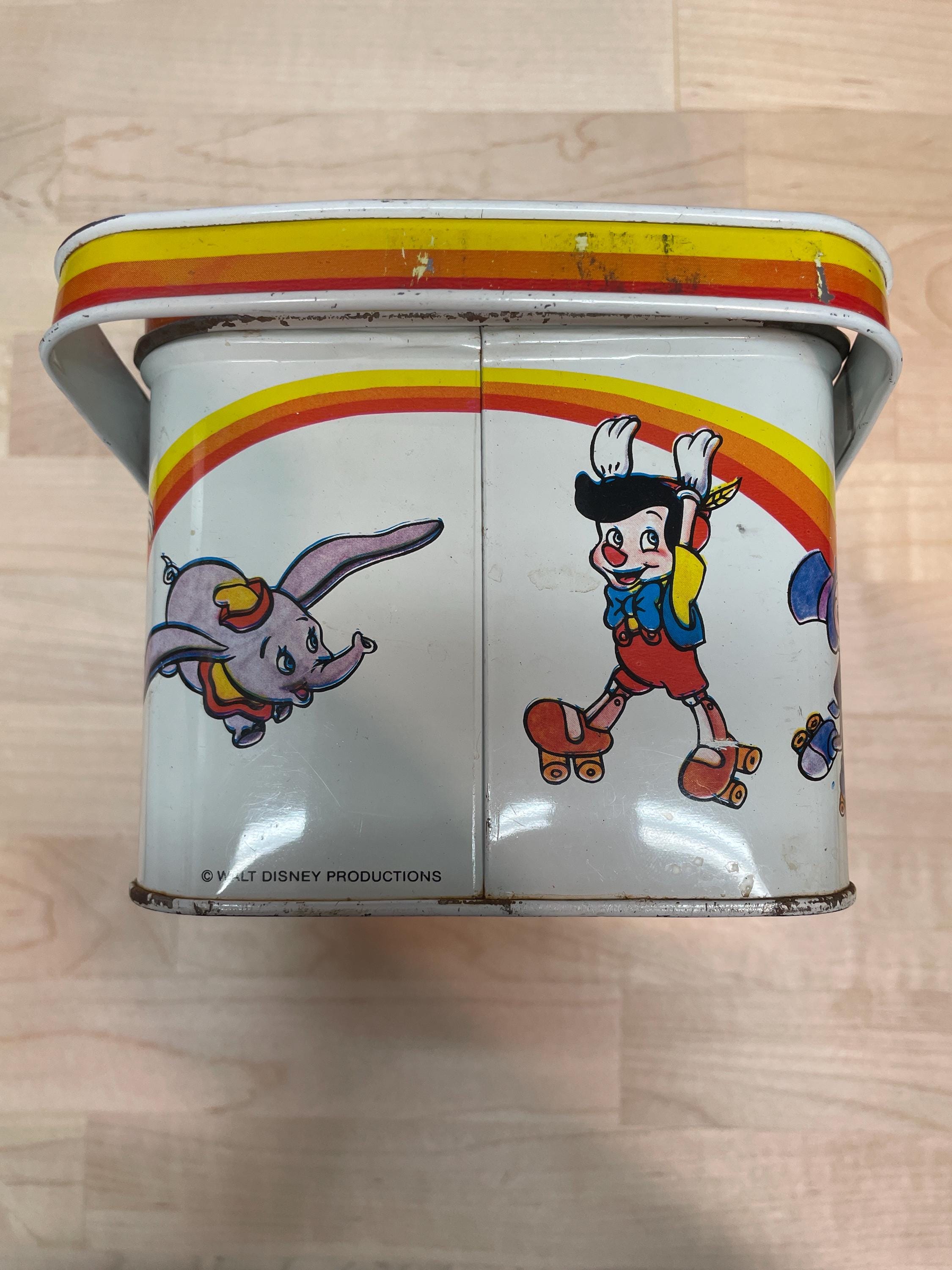 Vintage Mickey Mouse Skating Party Tin - Etsy