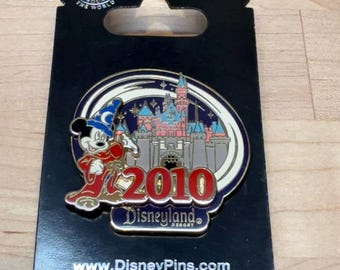 Pin de intercambio de Walt Disney World 2010 Mickey Hechicero Castillo de Cenicienta