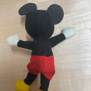 Disney Mickey Mouse Plush Doll 7" with felt ears image 2