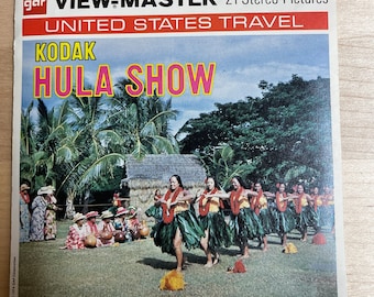 Vintage 1960’s GAF VIEW-MASTER Kodak Hula Show 3 Disk Set A122