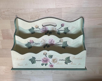 Floral Letter/Papers Holder.