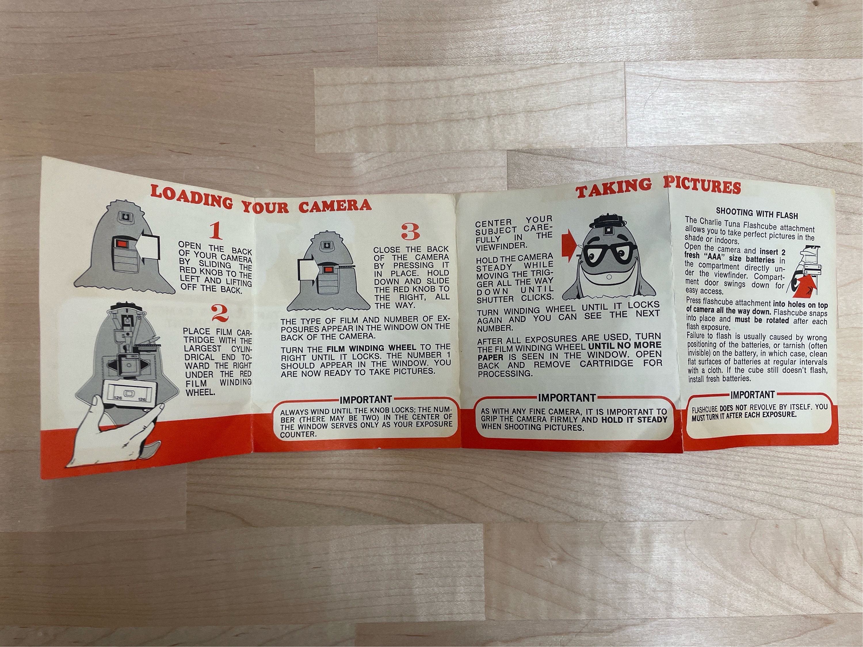 ☆1970年代/チャーリー・ザ・ツナ/カメラ/即決ビンテージ企業物レア