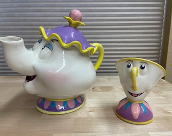 Schmid Disney Mrs. Potts Schöne und das Biest Keramik Teekanne und Chip Spieluhr ist