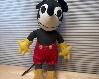 Rare GUND Antique Mickey Mouse Collector's Plush – Disney Mickey