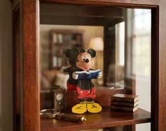 Marcapáginas vintage de Mickey Mouse de Applause, incluye 2 bolígrafos de Mickey Mouse, uno en su embalaje original.