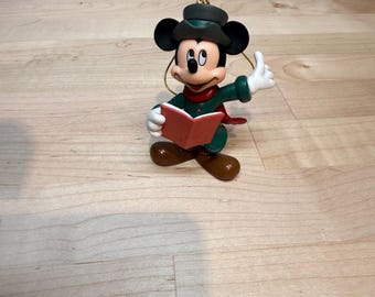 Mickey Mouse Carolling Walt Disney Santa’s Workshop Ornament