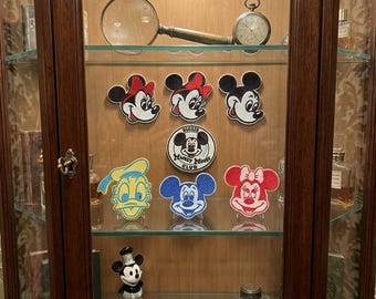 Imanes de nevera vintage de Walt Disney, 7 en total: 3 de Minnie, 2 de Mickey y el Pato Donald. También para miembros del Club.
