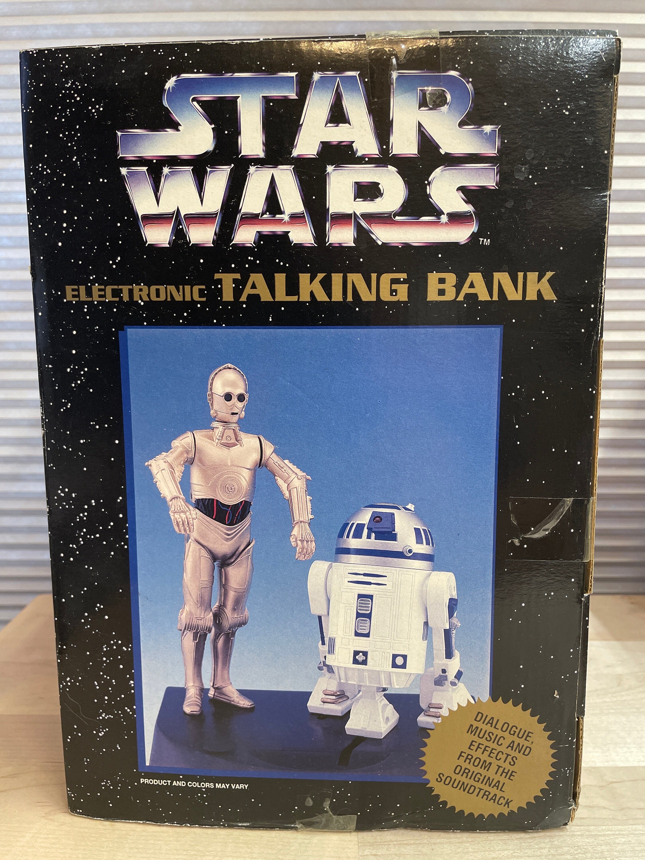 Vintage 1995 STAR WARS Electronic Talking Bank R2-D2 & C-3PO
