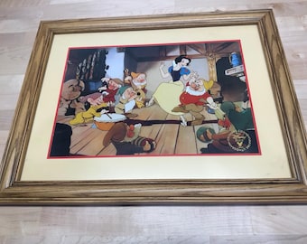ディズニー『白雪姫と七人の小人』限定記念リトグラフ 1994年 - Etsy 日本