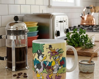 Taza de café Walt Disney Applause Donald Duck "¡Que tengas una Pascua excelente!" #30123.