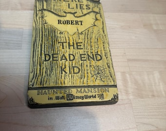 Vintage Ranotti “Here Lies Robert “ Haunted Mansion Tombstone Disneyland The Dead End Kid