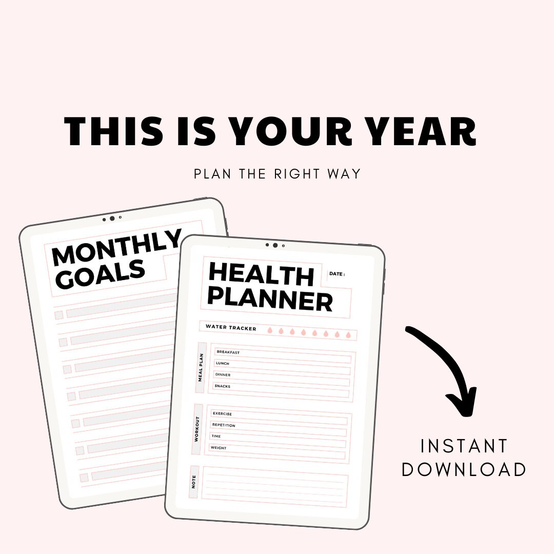 Goal Planner Bundle, 2024 Goals Tracker, SMART Goal Setting Kit, New ...