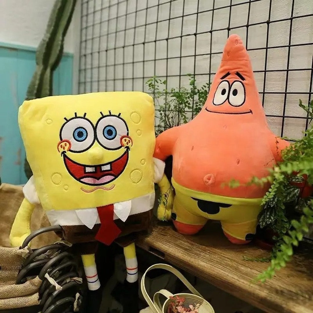 Spongebob Plush Toy Squarepants and Patrick Etsy UK
