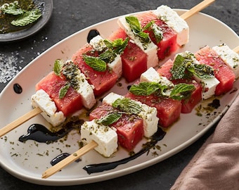 Watermelon Feta Skewers Recipe: Refreshing Summer Appetizer (PDF Download)