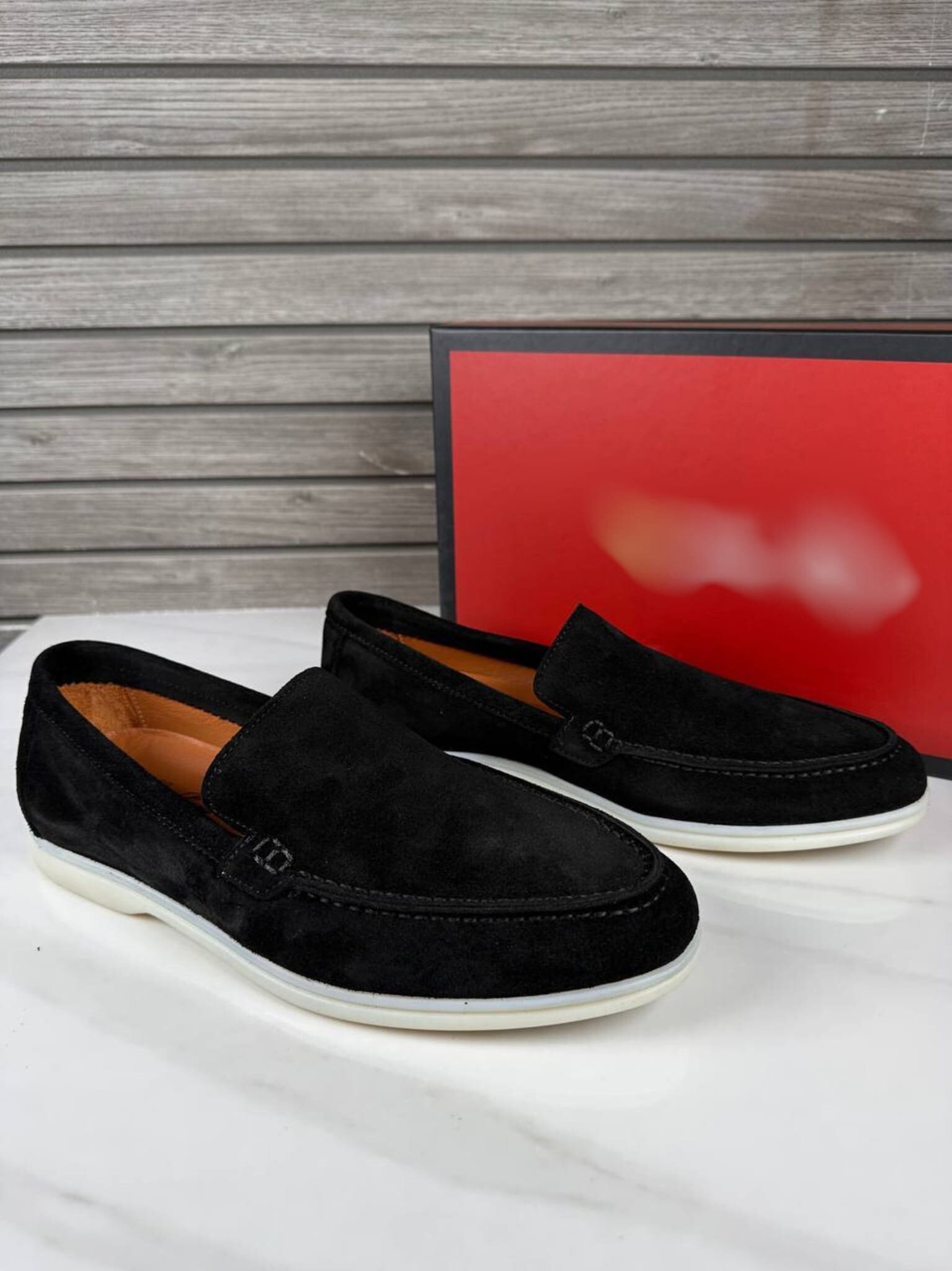 Mens black shop suede shoes sale