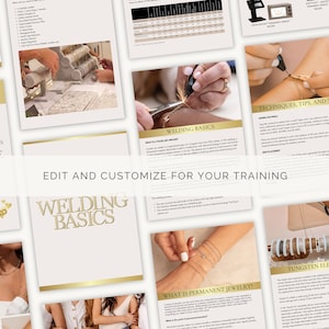 Permanent Jewelry Training Manual for Trainers, Training Course, Mentor Resource, Comprehensive Guide, 112 Pages, Edit in Canva