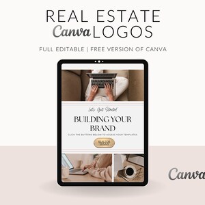 Real Estate Logos, Realtor Logos, Estate Agency Logos, Real Estate Branding, Realtor Business, Edit in Canva