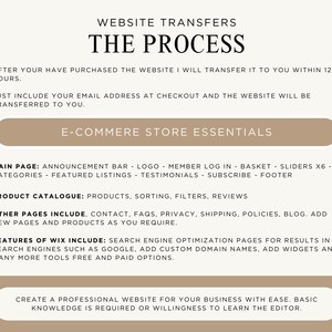Wix E-commerce Website Template, Wix Website Design, Online Store, Online shop, Wix Template Wix Theme Wix Layout Wix Shop Boho, Any Product