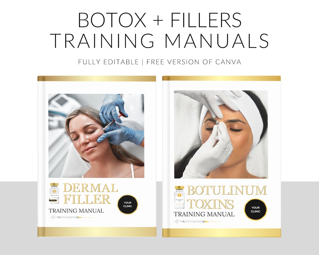 Neurotoxins, Botox, Botulinum Toxins, Hyaluronic Acid, Dermal Fillers, Training Manuals