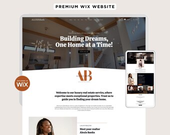 Realtor Wix Website Template: Luxury Real Estate Design