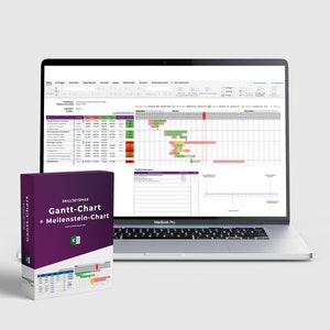 Gantt-Chart mit Meilenstein-Chart Excel