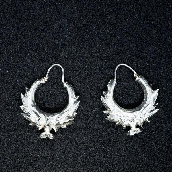 Large Marwari earrings Nepalese handmade