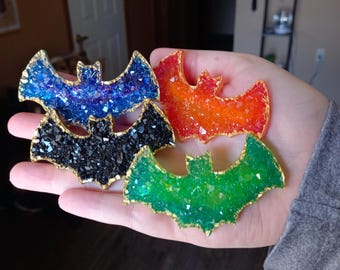 Pinza para el pelo de murciélago druzy