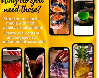 AI Slicing Video Reels: ASMR Content, TikTok, Instagram (Digital Download)