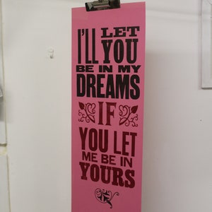 Tradtitional woodblock letterpress printed poster
