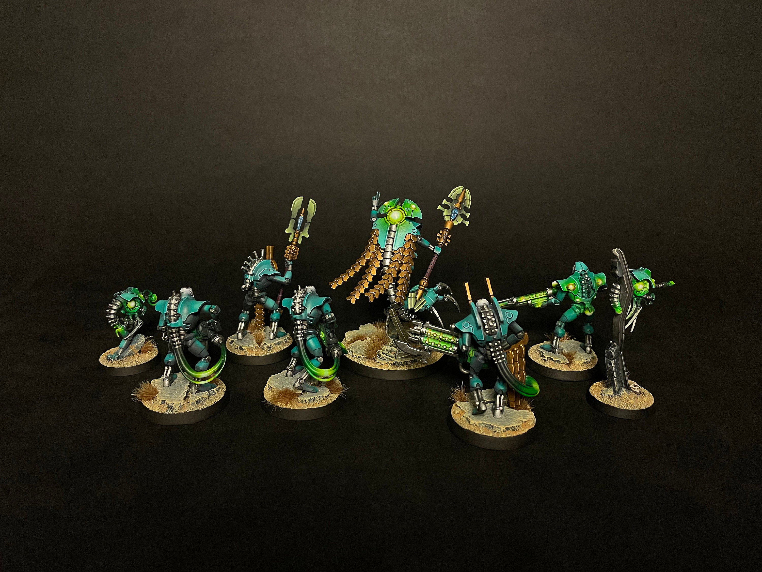 Kill Team Hierotek Circle Warhammer 40k Necrons Nihilakh Dynasty Pro Painted Etsy