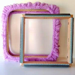 Beech Wood Gripper Strip Frame: Punch Needle Embroidery Supplies