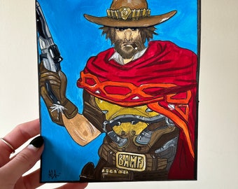 Original Painting Cassidy Overwatch