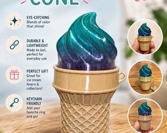 2in fidget ice cream cone