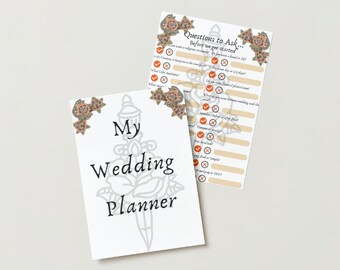Tattoo Edition Wedding Planner | Alternative Gothic Checklist (PDF)