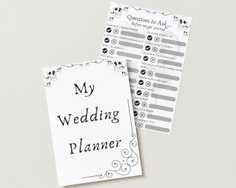 Skull Wedding Planner | Gothic Alternative Checklist (PDF)