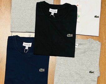 LACOSTE EXCELLENT QUALITY Short sleeve T-shirts for Mens