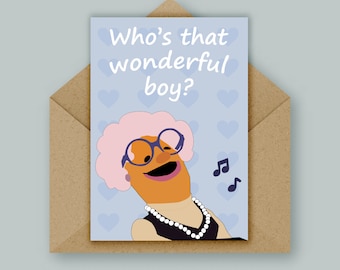 Who’s That Wonderful Boy, Valentines Card, Nanalan, Trending TikTok, Valentines for Boyfriend, Could He Be Cuter, Husband Card, Meme