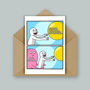 Carte meme ballon qui s'enfuit - carte 30e anniversaire drôle - carte meme 30e anniversaire 30e - carte meme anniversaire blague meme anniversaire