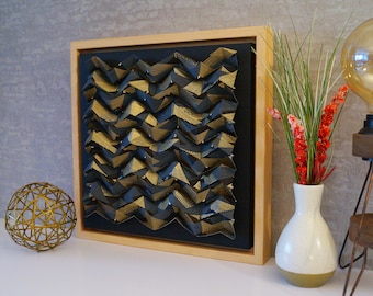 Origami Tessellation #004 - Framed Wall Art
