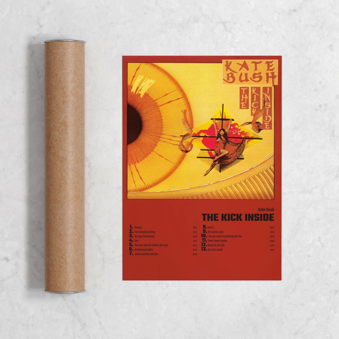 Kate Bush the Kick Inside Album Cover Poster Print Wall Art Etsy